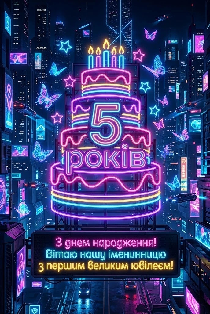 З днем народження, принцесо! Вітання для дівчинки на 5 років від рідних