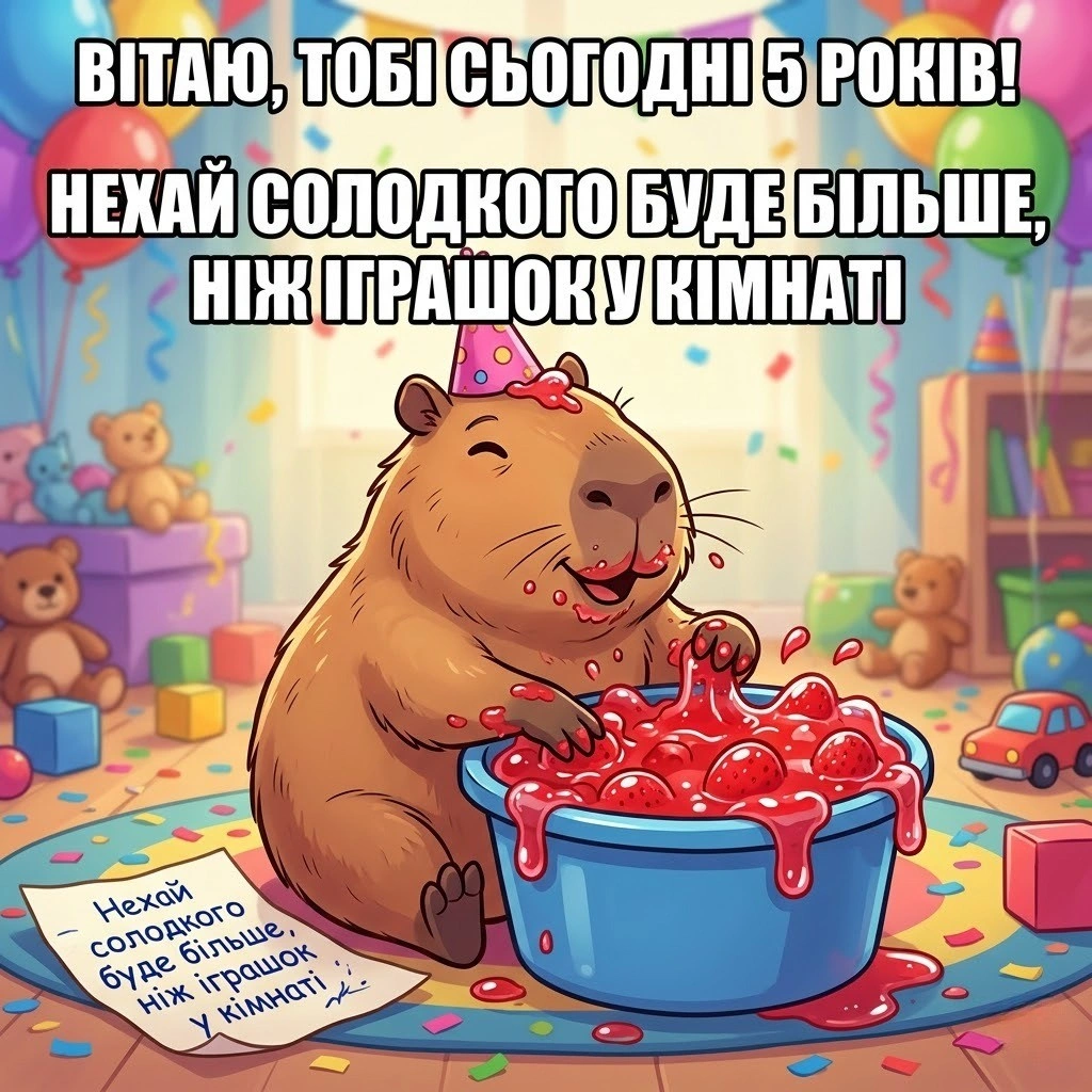 З днем народження, принцесо! Вітання для дівчинки на 5 років від рідних