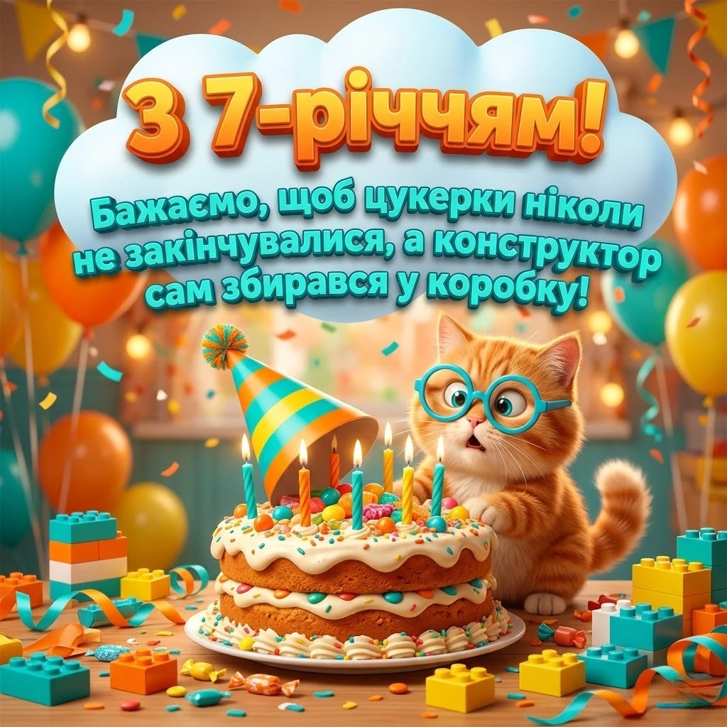 З 7-річчям, любий онуку! Підбірка зворушливих побажань та віршів