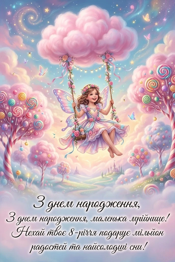 З днем народження, онучко! Збірка найтепліших слів на 8-річчя