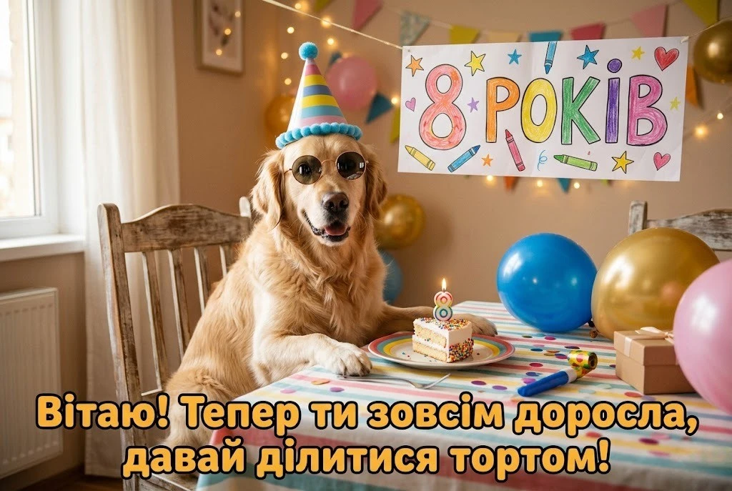 З днем народження, онучко! Збірка найтепліших слів на 8-річчя