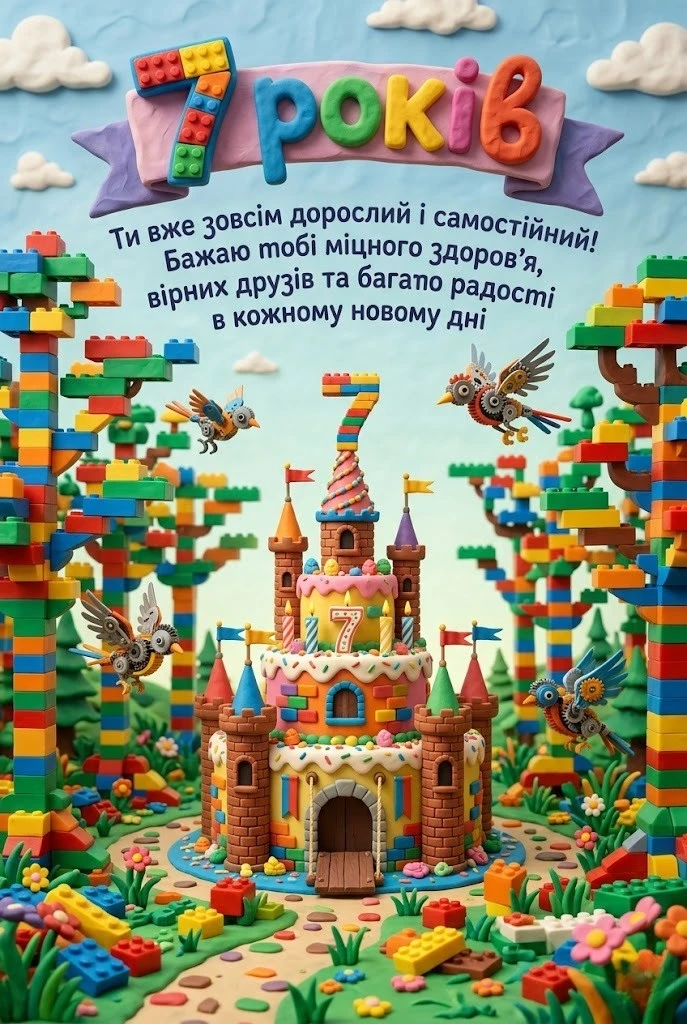 День народження 7 років: Зворушливі слова для сина, внука та похресника
