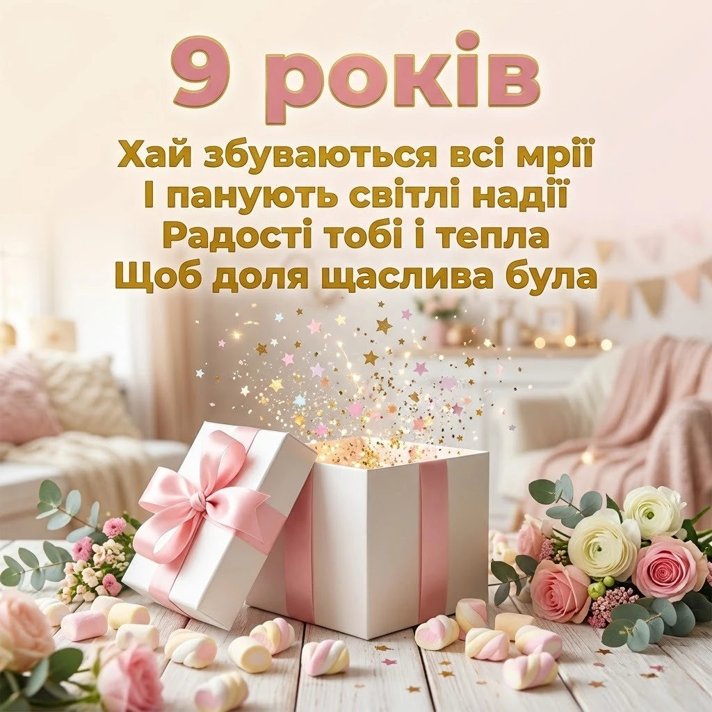 Як привітати дитину з 9-річчям: підбірка щирих слів та віршів