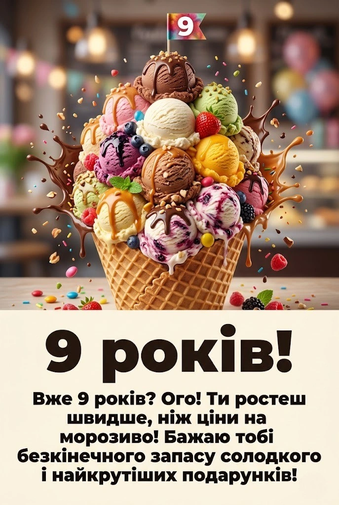 Як привітати дитину з 9-річчям: підбірка щирих слів та віршів