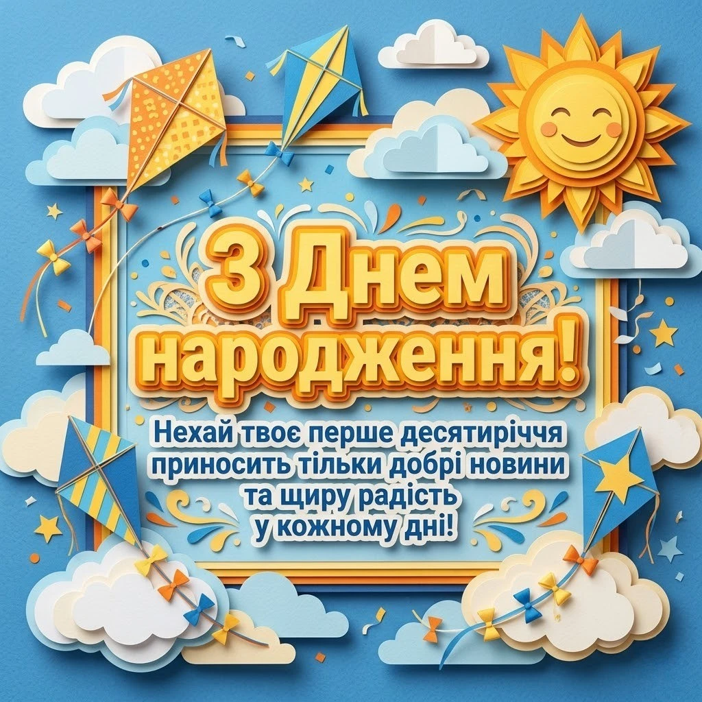 Як привітати сина з 10-річчям: підбірка щирих слів від батьків