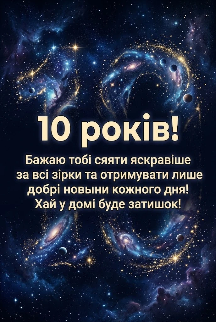 Як привітати сина з 10-річчям: підбірка щирих слів від батьків