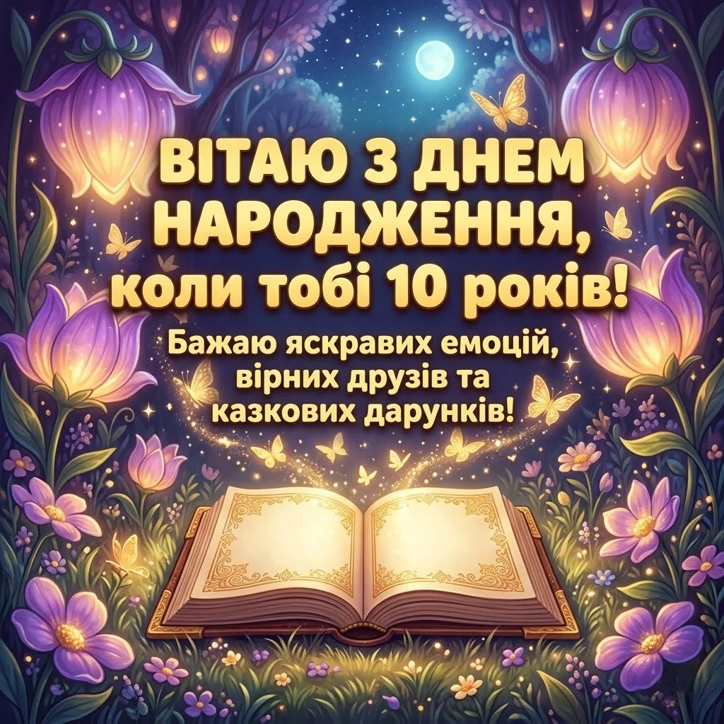 Як оригінально привітати дівчинку з 10-річчям: вірші та проза