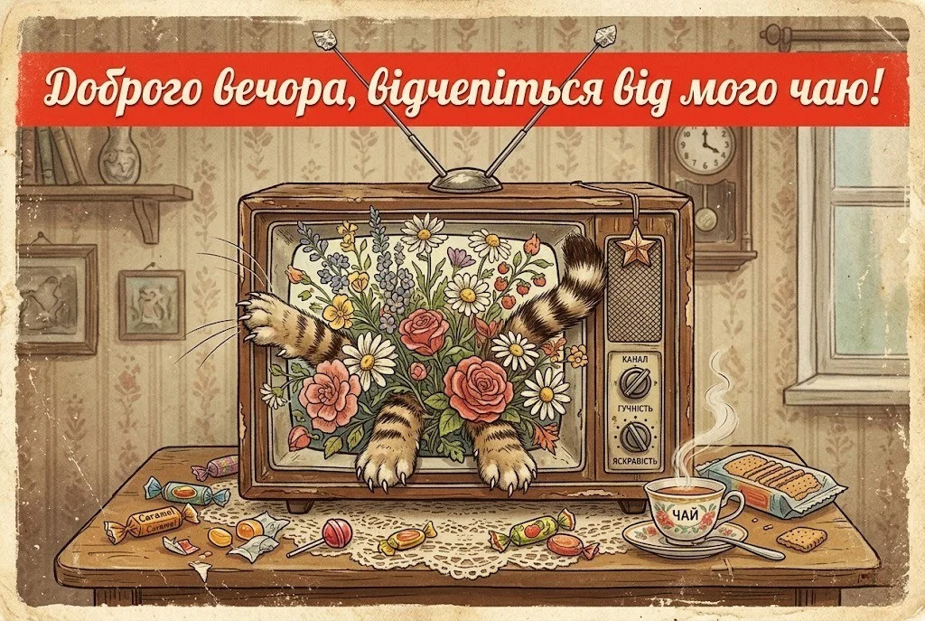 Доброго вечора: картинки та затишні листівки для душевного настрою