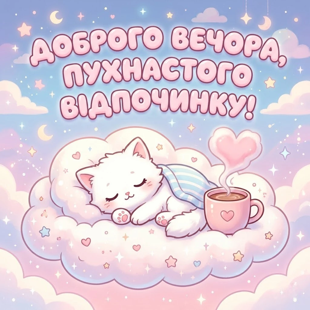 Доброго вечора: картинки та затишні листівки для душевного настрою