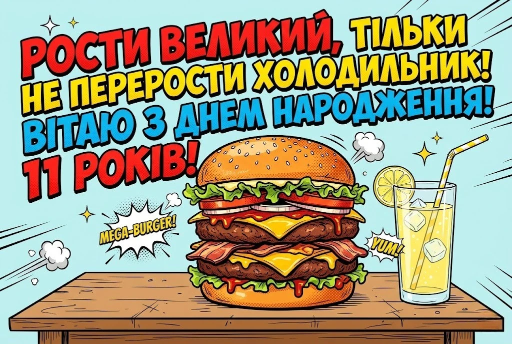 Привітання сину на 11 років: від щирих слів батьків до крутих побажань