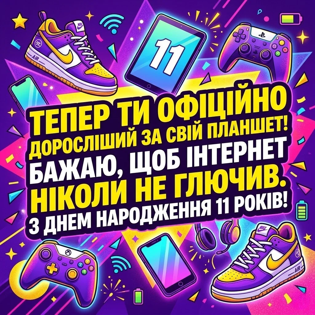Привітання сину на 11 років: від щирих слів батьків до крутих побажань
