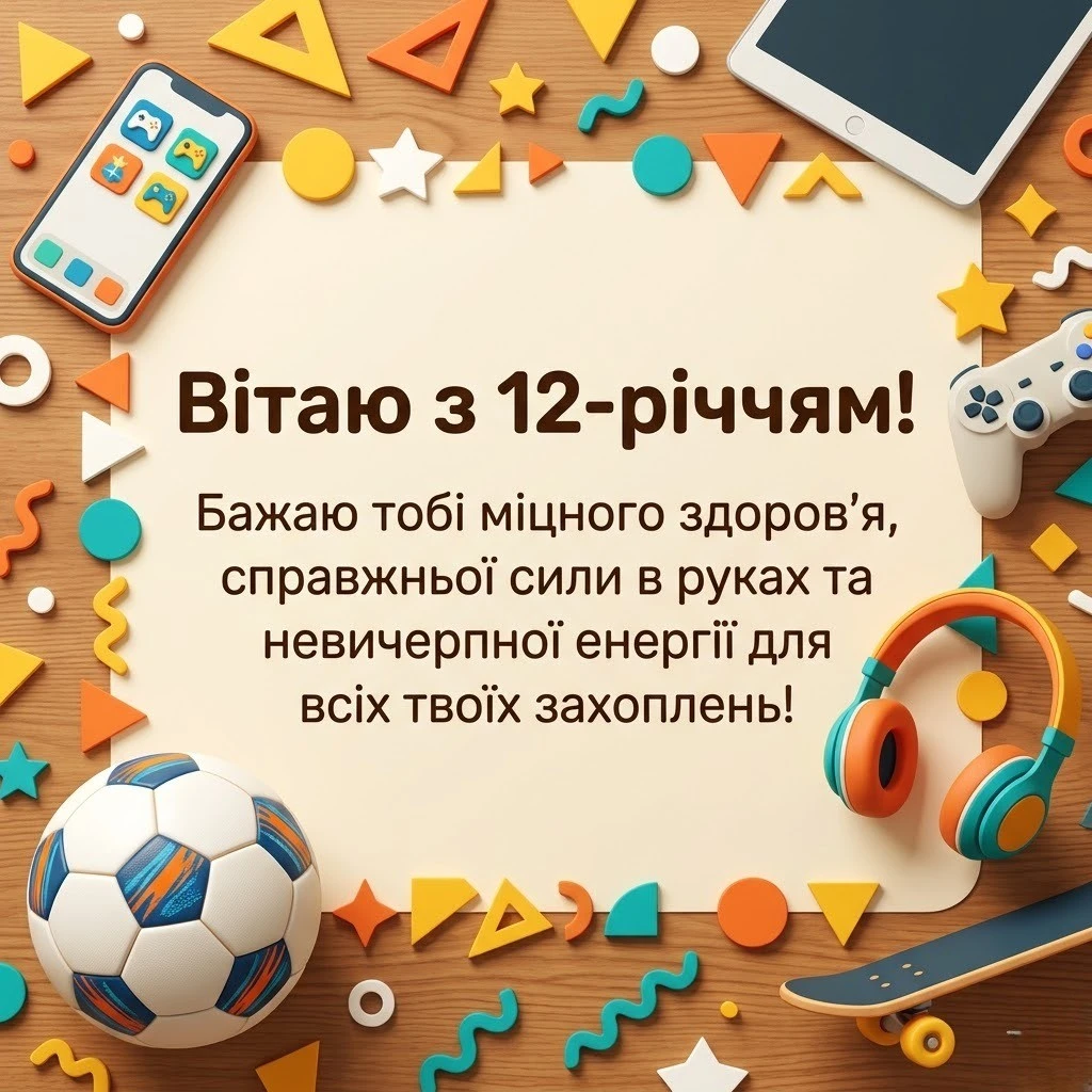 Найкращі привітання з 12-річчям хлопчику: від щирого серця до драйвового «бро»