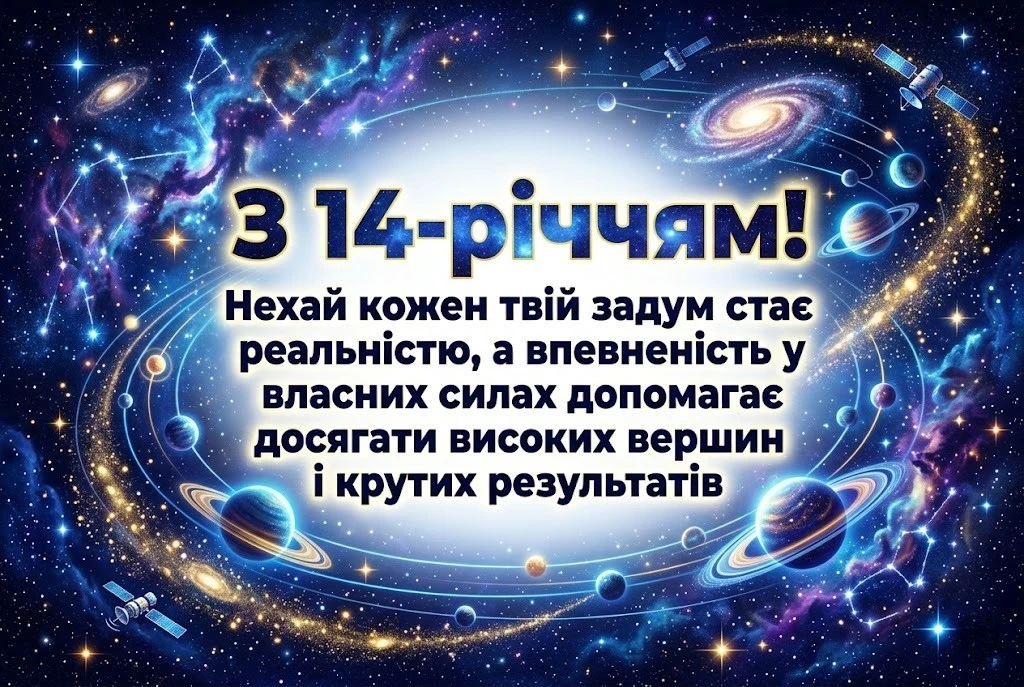 Що побажати хлопцю на 14 років? Колекція сучасних привітань