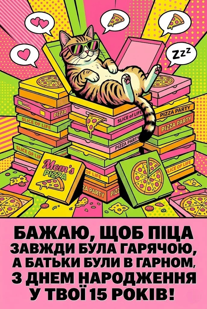 Привітання з днем народження для майбутнього чоловіка: хлопцю на 15 років