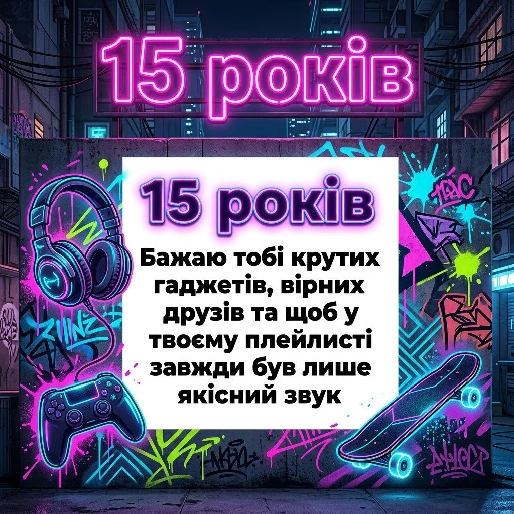 П’ятнадцятиріччя: добірка натхненних побажань у віршах та своїми словами