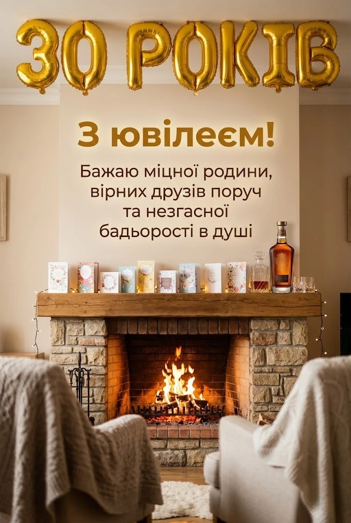 30 років — час розквіту: найкращі слова для ювіляра в один пост
