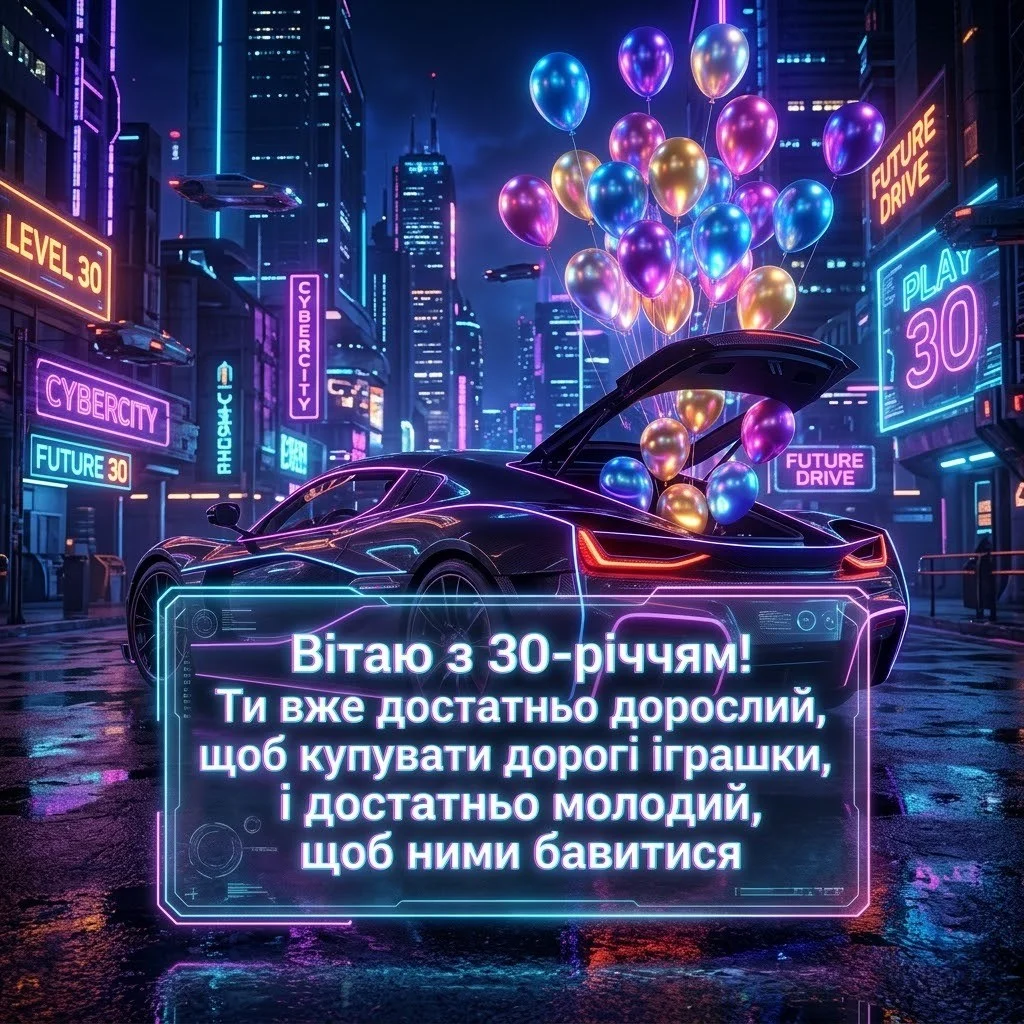 30 років — час розквіту: найкращі слова для ювіляра в один пост
