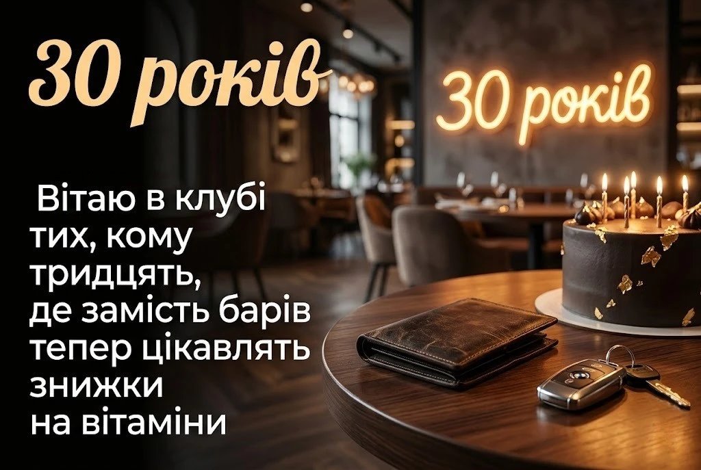 30 років — час розквіту: найкращі слова для ювіляра в один пост