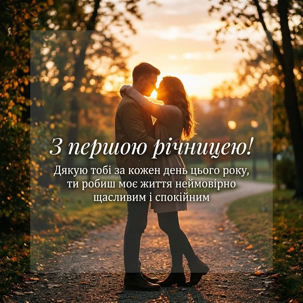 Перша річниця весілля: зворушливі тексти та вірші до свята 1 року життя