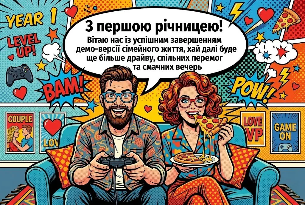 Перша річниця весілля: зворушливі тексти та вірші до свята 1 року життя