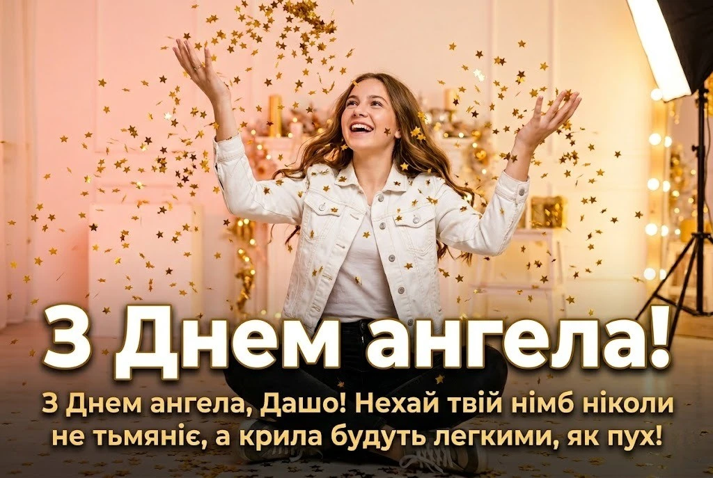 З днем ангела, Дашенько! Красиві вітання для чудової іменинниці