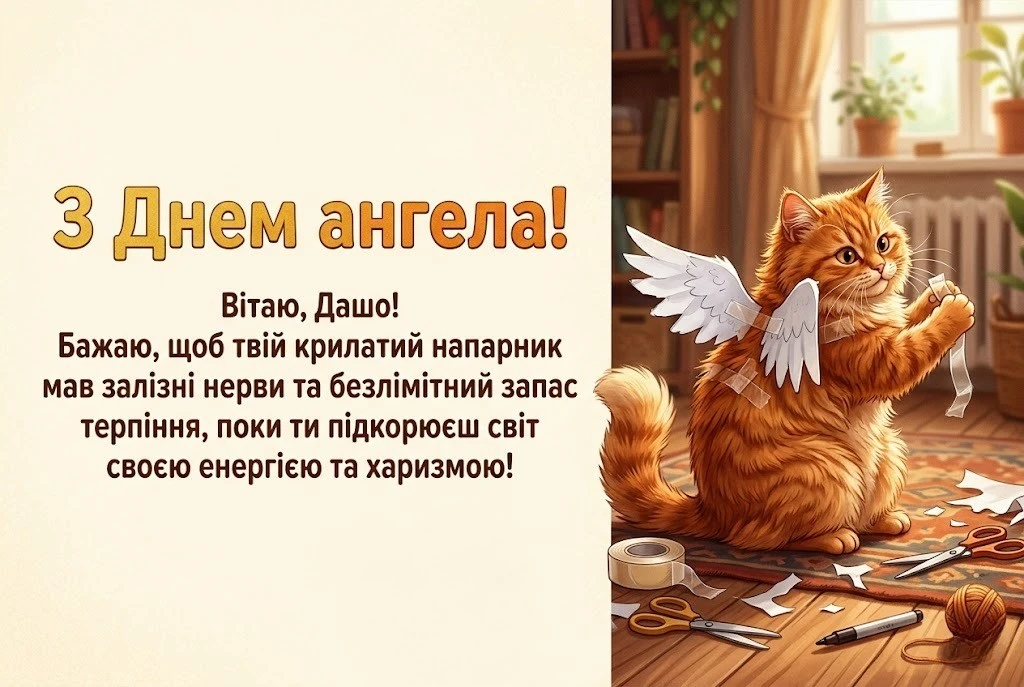 З днем ангела, Дашенько! Красиві вітання для чудової іменинниці