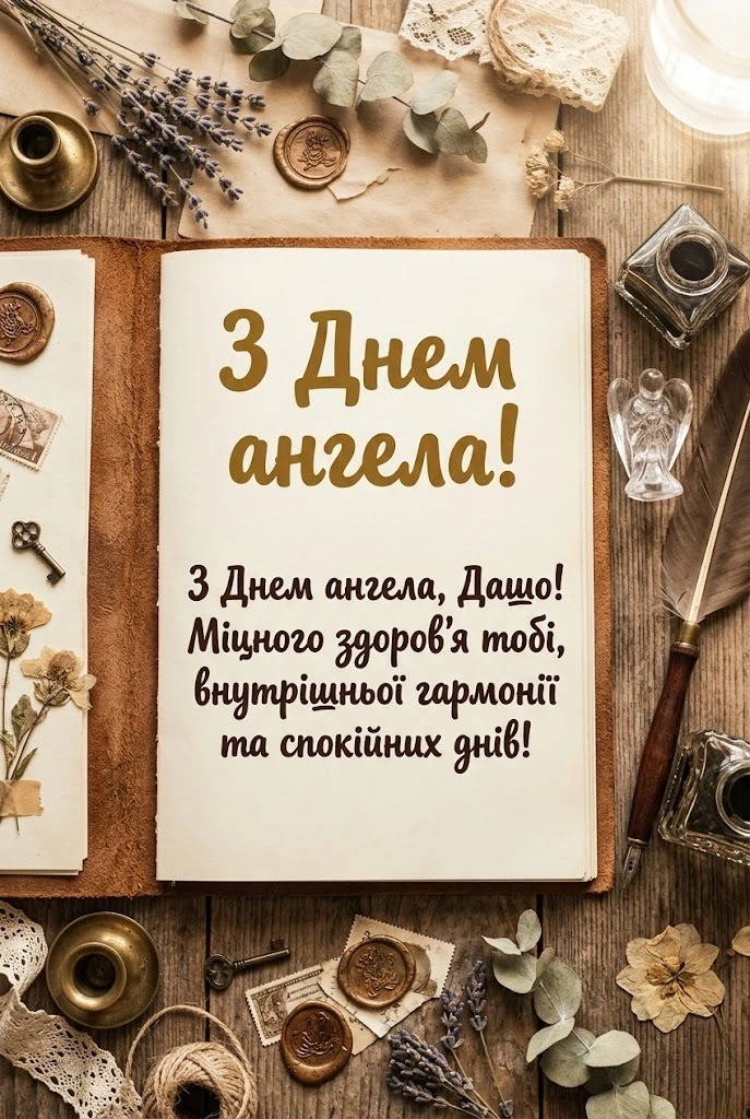 З днем ангела, Дашенько! Красиві вітання для чудової іменинниці