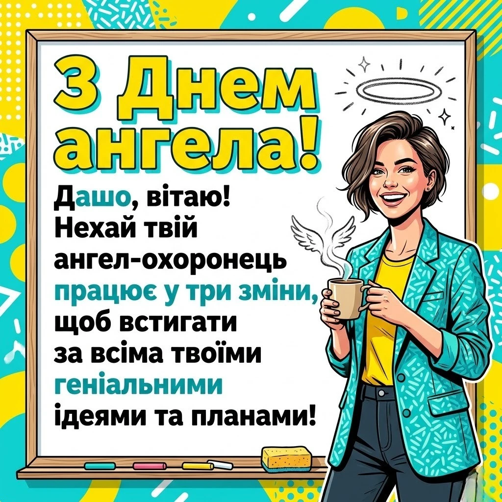 З днем ангела, Дашенько! Красиві вітання для чудової іменинниці