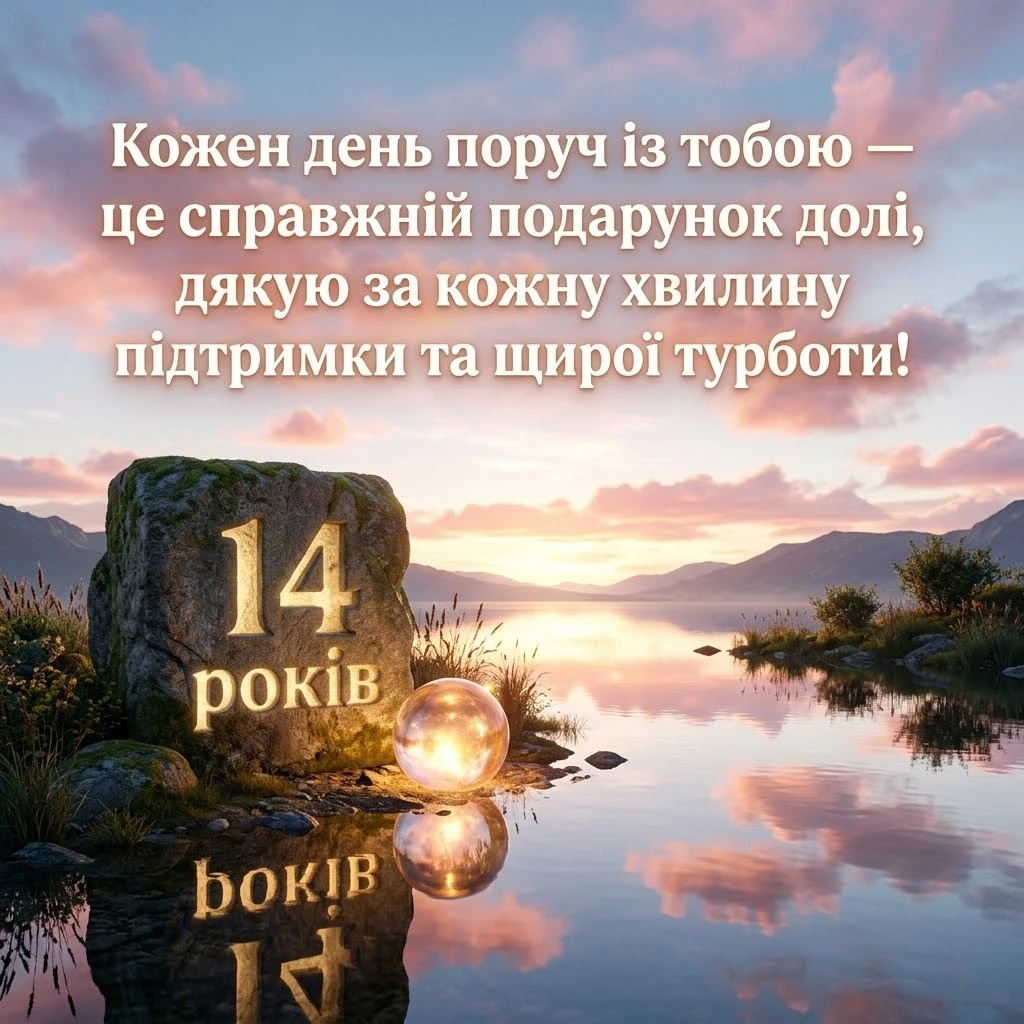 Агатова річниця: як зворушливо привітати кохану дружину з 14-річчям шлюбу