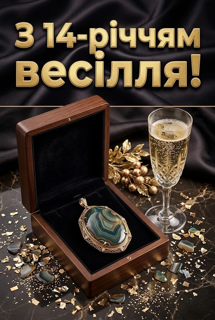 Агатова річниця: як зворушливо привітати кохану дружину з 14-річчям шлюбу