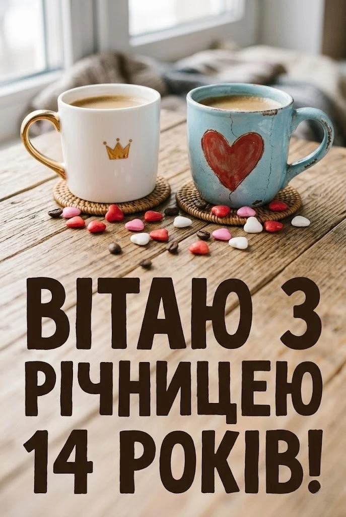 Агатова річниця: як зворушливо привітати кохану дружину з 14-річчям шлюбу