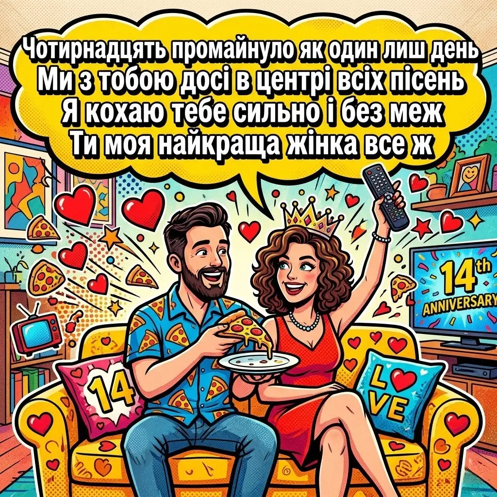Агатова річниця: як зворушливо привітати кохану дружину з 14-річчям шлюбу