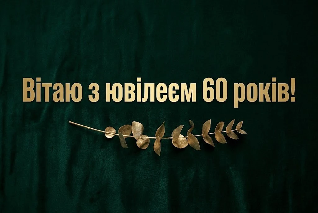 Шістдесятиріччя: колекція душевних побажань для найдорожчих ювілярів