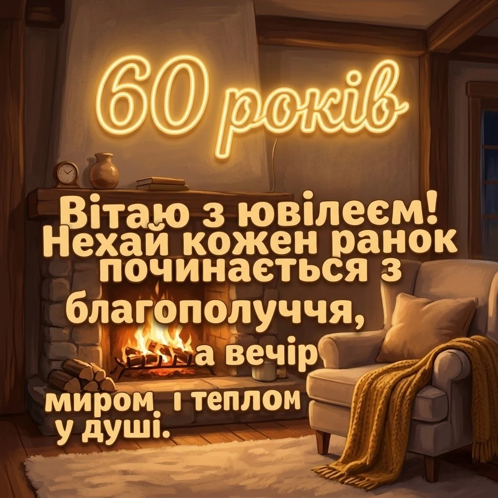 Шістдесятиріччя: колекція душевних побажань для найдорожчих ювілярів