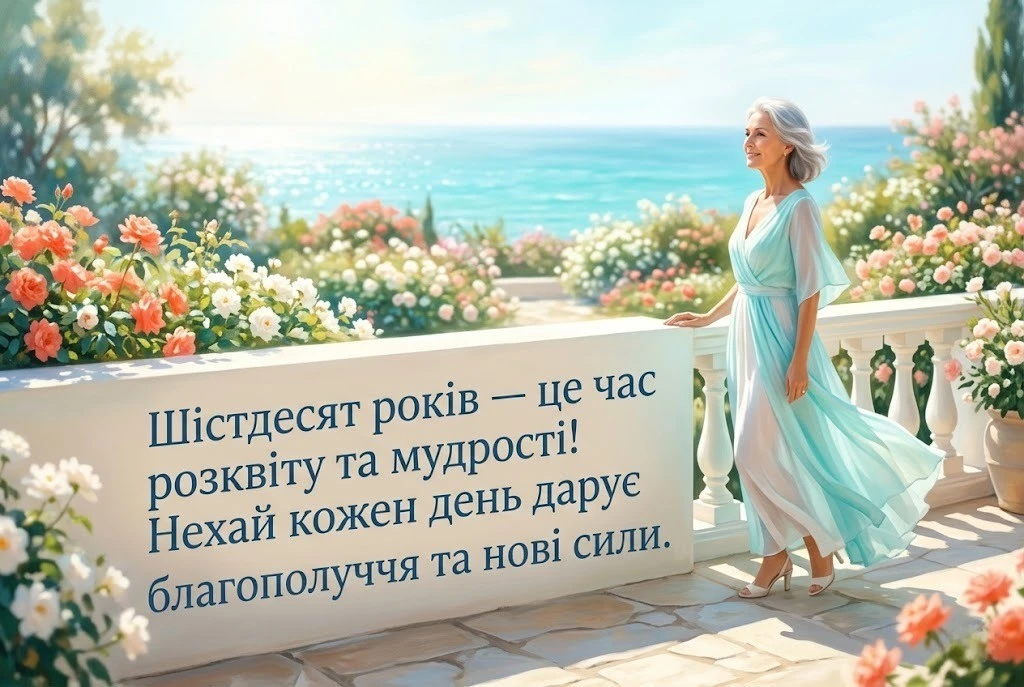 Шістдесятиріччя: колекція душевних побажань для найдорожчих ювілярів