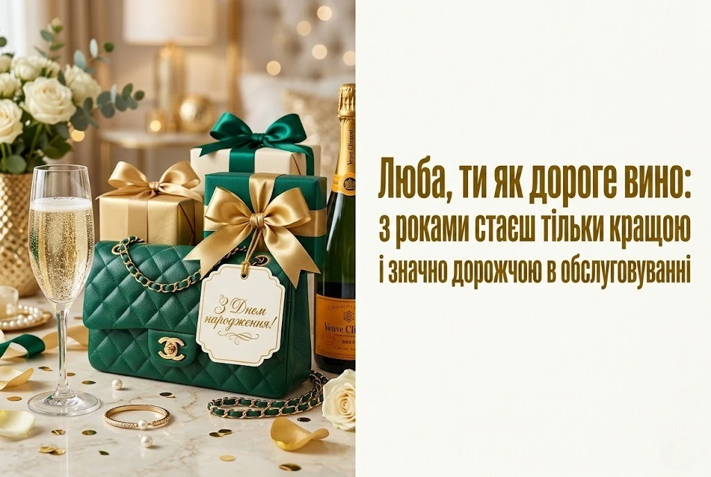 З днем народження люба імениннице своїми словамим