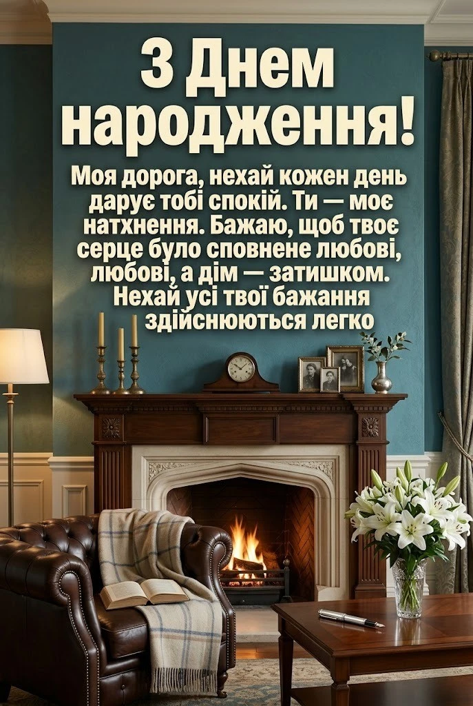 З днем народження люба імениннице своїми словамим