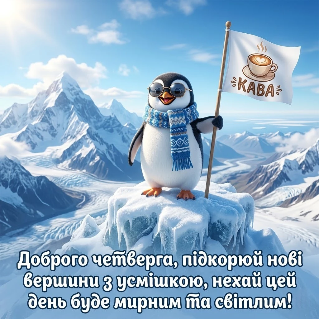 Доброго четверга: картинки українською для душевного настрою та натхнення