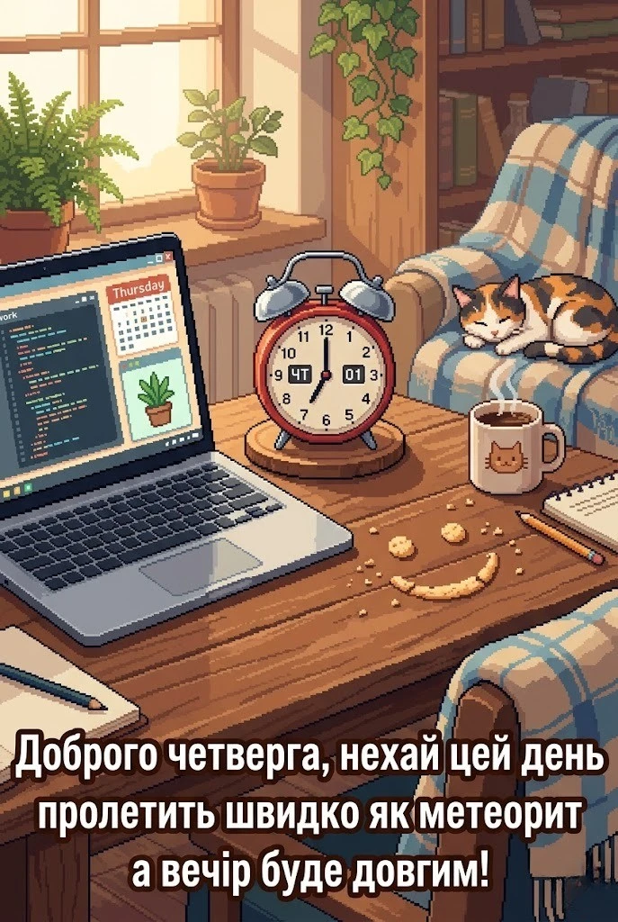 Доброго четверга: картинки українською для душевного настрою та натхнення