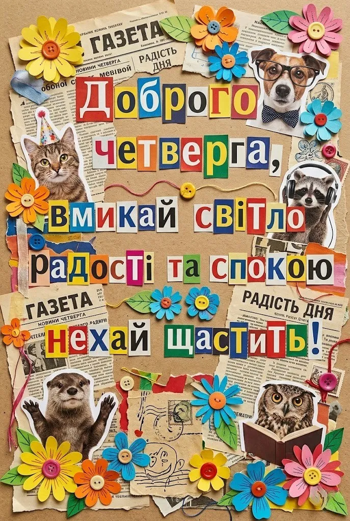 Доброго четверга: картинки українською для душевного настрою та натхнення