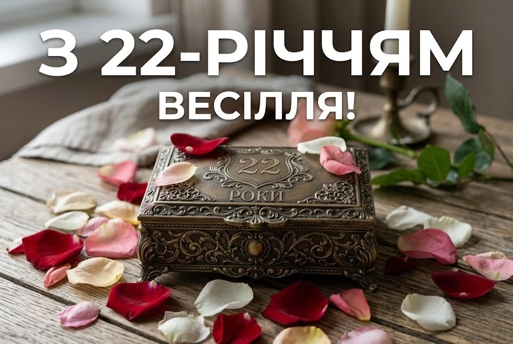 Як красиво привітати з бронзовим весіллям: 22 роки в шлюбі