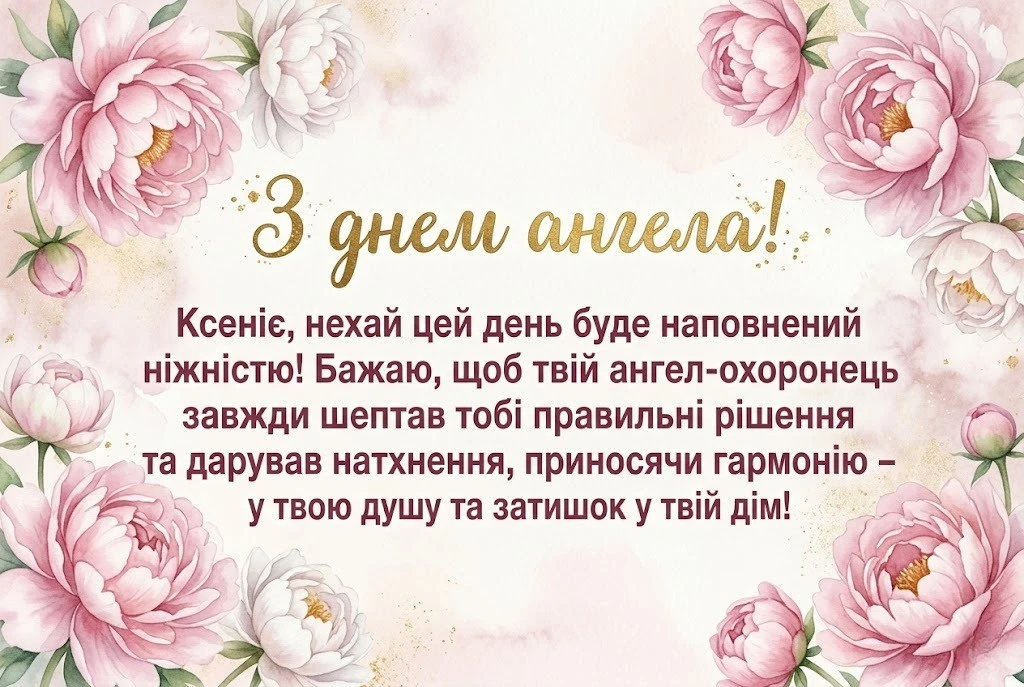 Вітання з днем ангела Ксенія: знайдіть ідеальні слова для близької людини