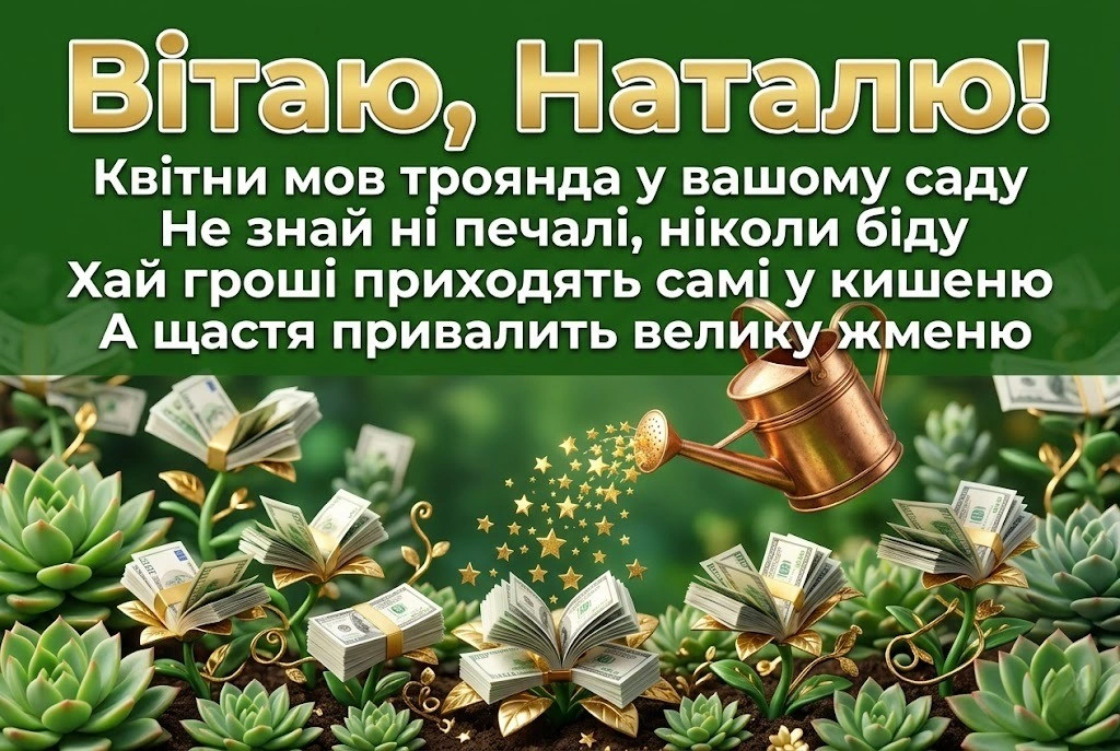 Душевні вітання з днем народження для Наталі: вірші та проза, що надихають