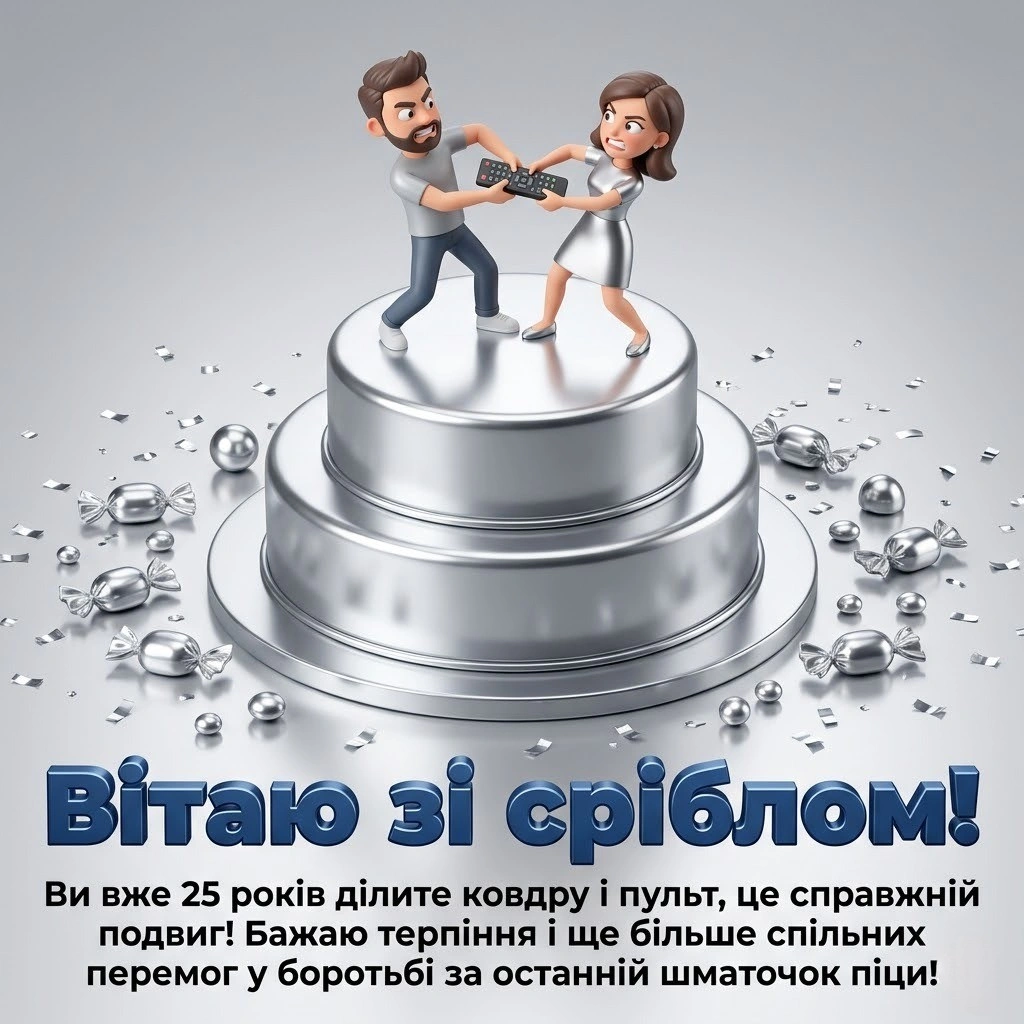 Срібне весілля: 25 років кохання в щирих словах, поезії та картинках
