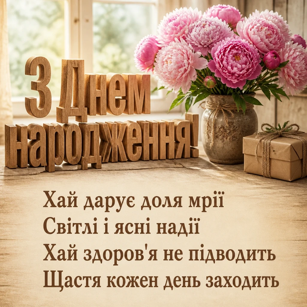 привітання з днем народження дорослій жінці