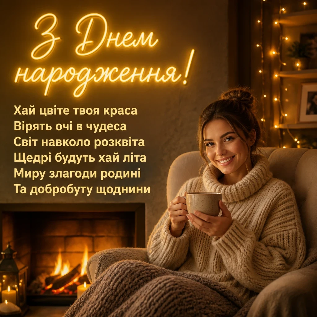 привітання з днем народження дорослій жінці