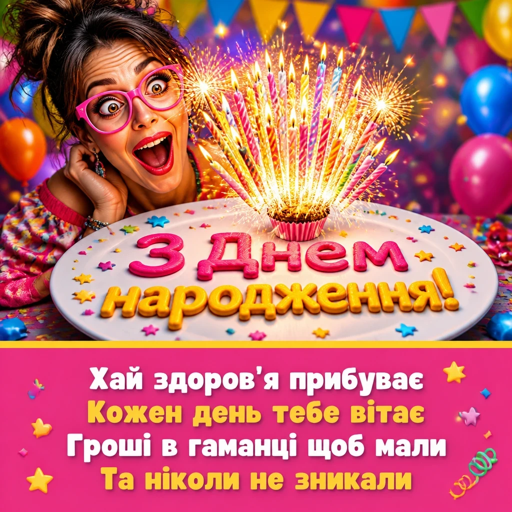 привітання з днем народження дорослій жінці