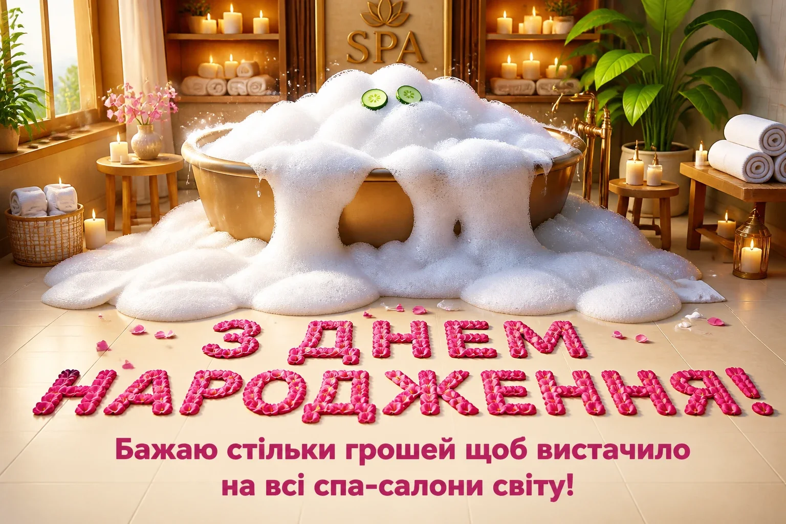 привітання з днем народження дорослій жінці
