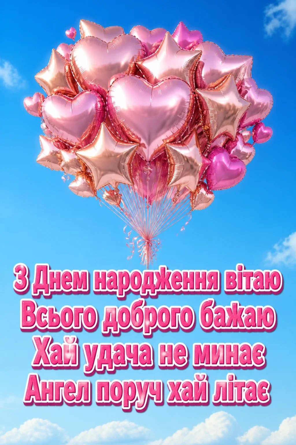 привітання з днем народження дорослій жінці