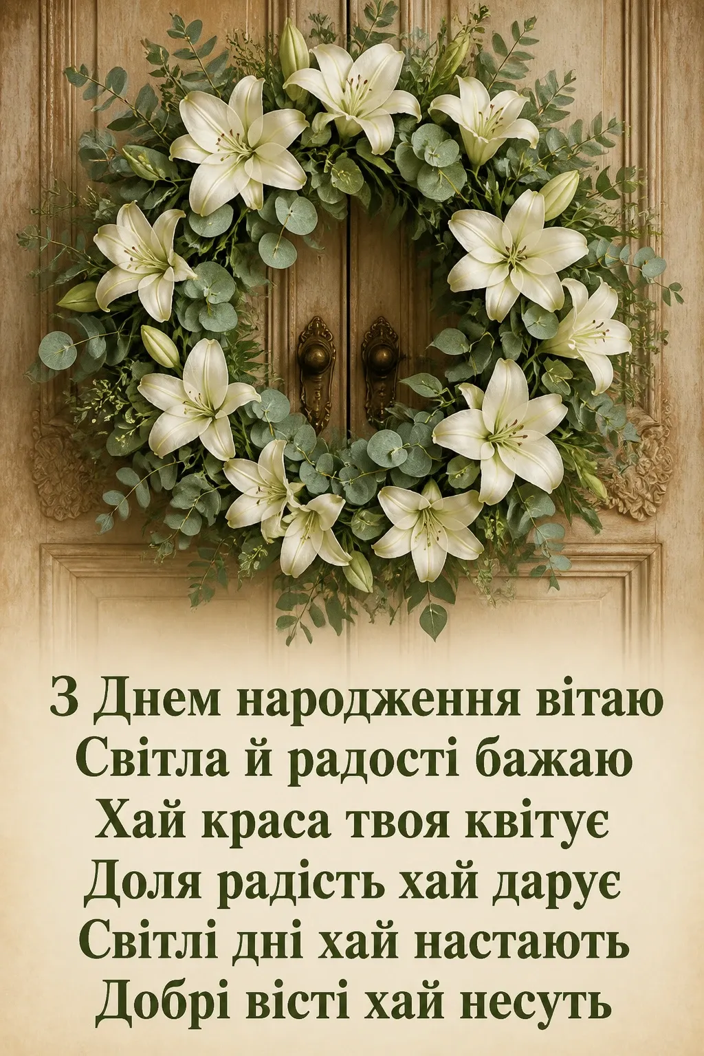 привітання з днем народження дорослій жінці